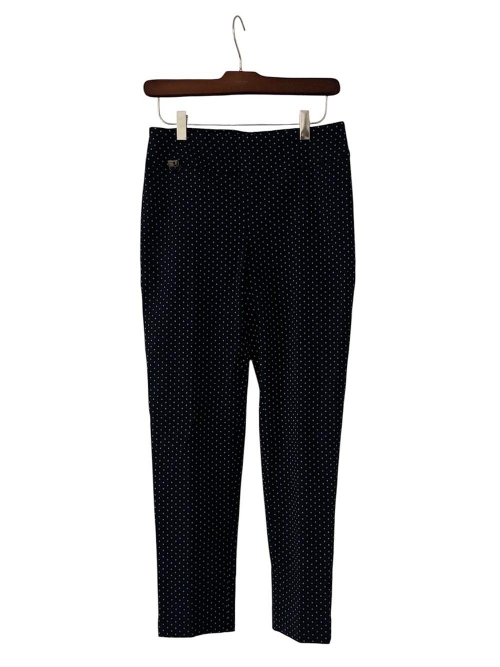 LISETTE Navy Polka Dot Women's Trousers